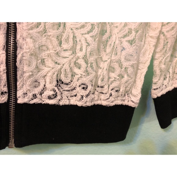 L'Amour Nanette Lepore zip-up lace jacket - Picture 5 of 5